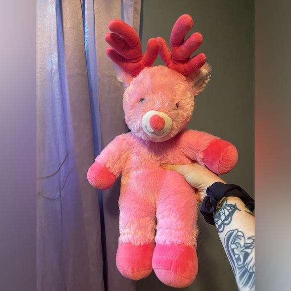Pink Reindeer Build a Bear - Picture 2 of 4